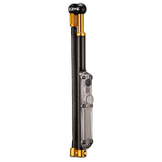 LEZYNE front view showing compact aluminum body and ergonomic handle benefit portability