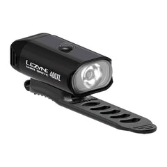 LEZYNE front view showing compact light and clear lens for improved visibility