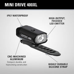 LEZYNE integrated USB stick plugged into port for cable-free recharging convenience