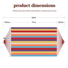 LIEVIM hammock folded in storage bag for compact travel benefit