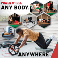 Lifeline Power Wheel soft foam handle close-up for comfortable grip and control
