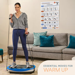 Lifepro recovery positions panel demonstrating gentle poses to reduce swelling and soreness