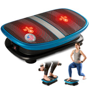 Lifepro front view of Vibra Voice Thermo showing compact platform and controls for easy storage