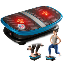 Lifepro front view of Vibra Voice Thermo showing compact platform and controls for easy storage