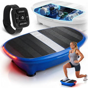 Lifepro VibranceX front view showing compact plate and LED lights for guided workouts