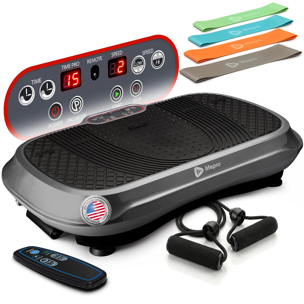 Lifepro Waver front view showing compact plate and stability base for easy home workouts