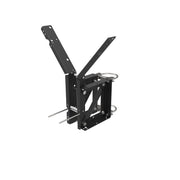 LIFETIME 9594 front view bracket showing mounting plate and bolt holes for secure installation
