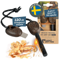 Light My Fire front view cocoshell handle showing secure grip benefit