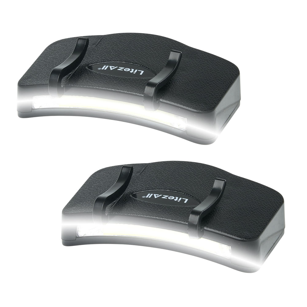 LitezAll front view showing LED array and compact housing for clear task lighting