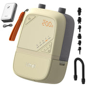 LiTHELi pump front view showing compact design and portability benefit
