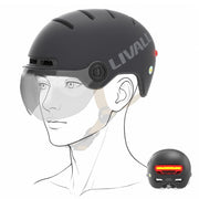 LIVALL L23 front view showing shell and ventilation for safer rides