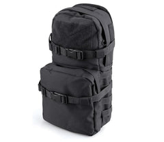 LIVANS front view showing compact hydration carrier and quick-access pocket