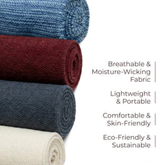 Live Well 360 folded portable mat demonstrating easy transport benefit