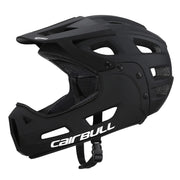 Lixada front view full-face helmet showing robust shell and coverage benefits