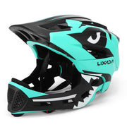 Lixada front view full-face helmet showing robust shell and coverage benefit