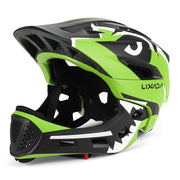 Lixada front view showing helmet shape and coverage for safety