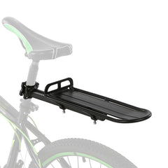 Lixada rear rack front view showing lightweight aluminum construction and load platform