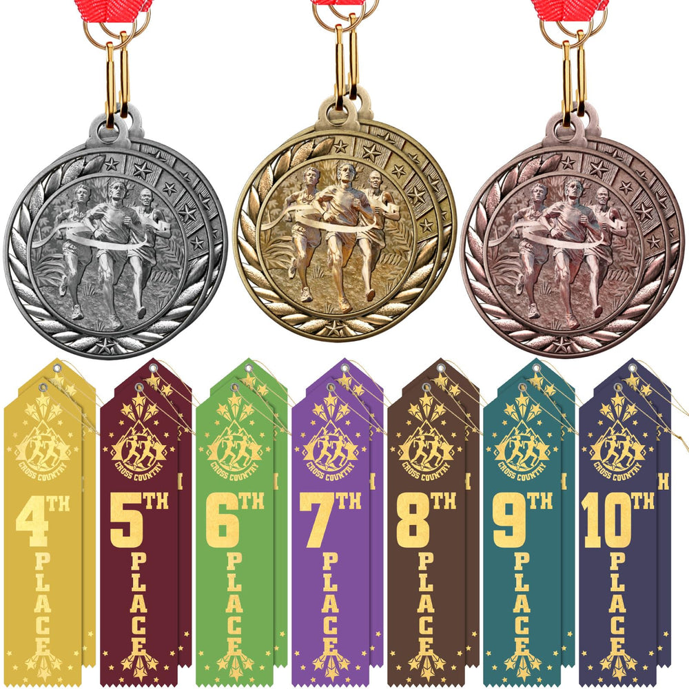 Loetere front packaging showing medals and ribbons, professional award presentation