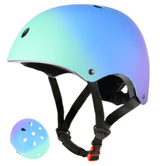 LOKJIJI helmet front view showing gradient shell and improved visibility