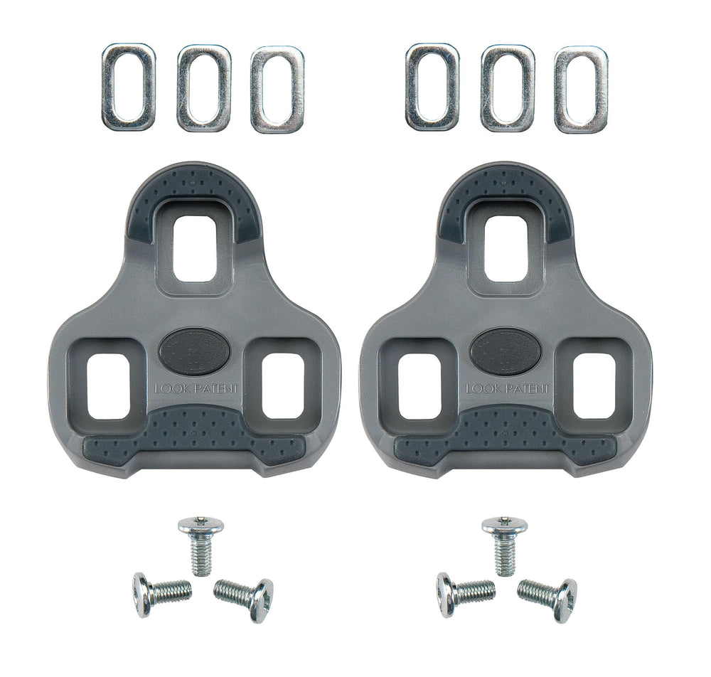 LOOK KEO Grip Notches front view showing cleat shape and secure engagement