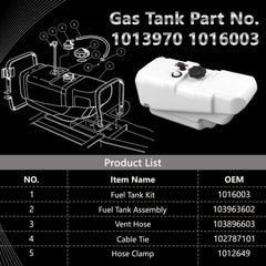 LOSTAR tank installed on a Club Car DS illustrating direct-fit replacement benefits