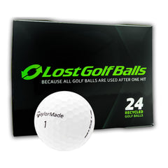 LostGolfBalls TP5 front packaging showing 24-pack and value