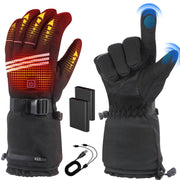 LOTTBUTY front view showing sleek heated glove design and secure wrist fit for warmth