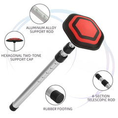 LOVACE top cap closeup with spider-web reinforcement cushioning club heads