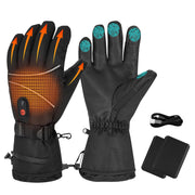 LOYATIAI front view of gloves showing fit and design, durable weatherproof benefit