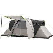Loyeahcamp tent front exterior showing spacious entrance and weather protection