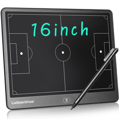 LUDESENIMUE front view showing 16 inch LCD display and clear tactic lines for quick instruction