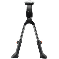 Lumintrail front view of kickstand showing sturdy double leg support for stability
