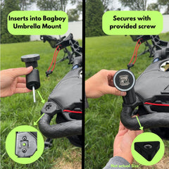 Luna's Phone Holder ball joint detail, adjustable viewing and stability