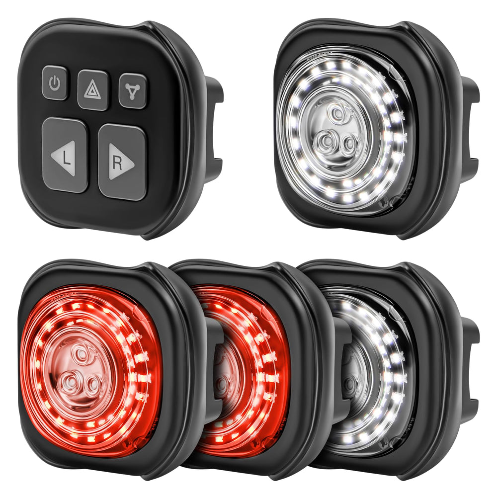 Luvan front light front view showing compact design and brighter visibility