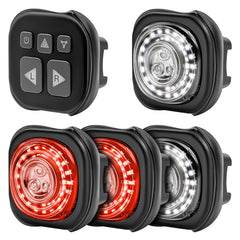 Luvan front light front view showing compact design and brighter visibility