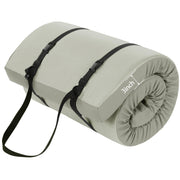 MABOZOO front view gray mat showing full length and stable surface for workouts