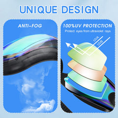 Macarrie ear plugs and nose clip included so you have complete swim gear
