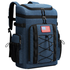 Maelstrom front view showing large capacity and organized pockets for easy packing