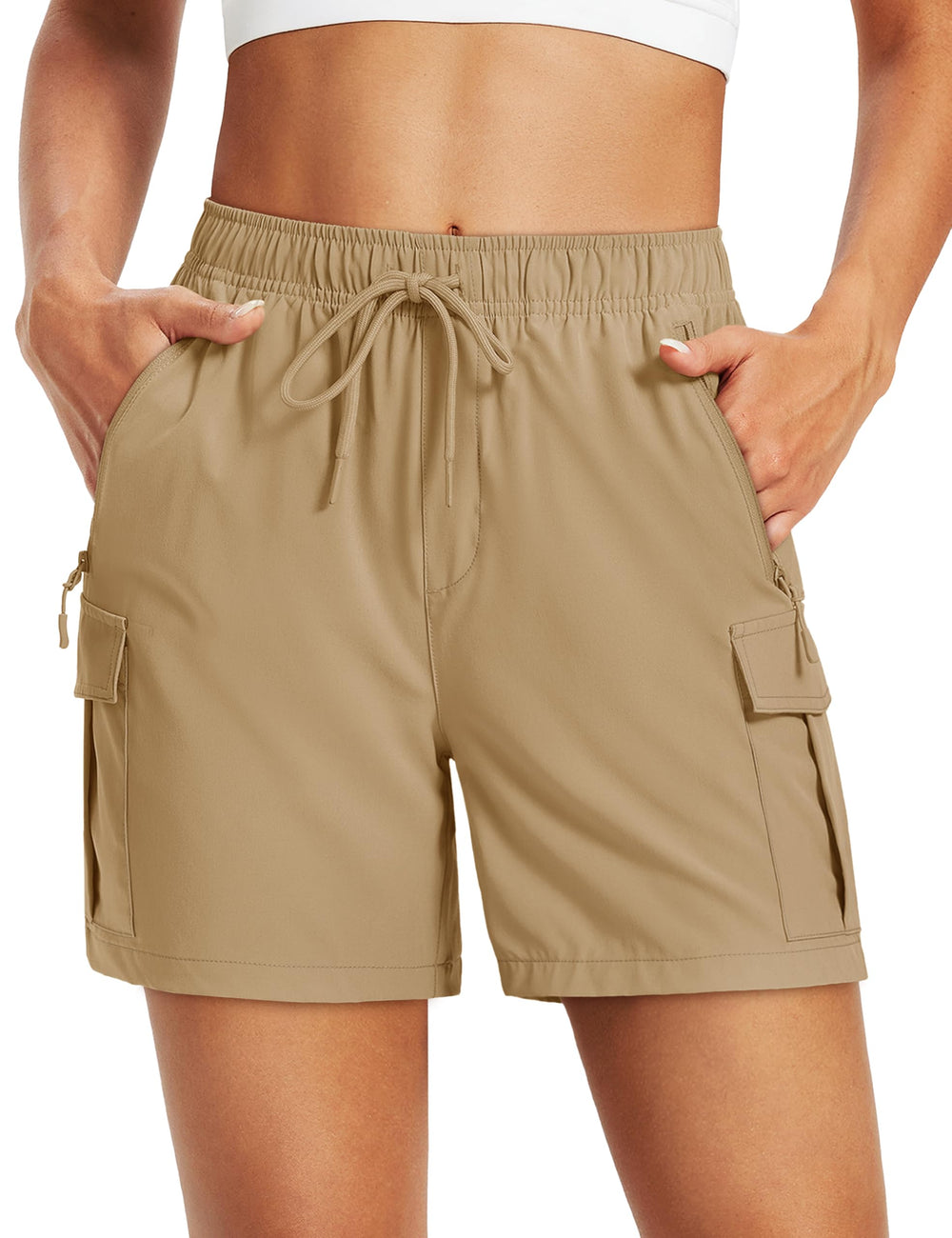 MAGCOMSEN front view of shorts showing fit and sporty silhouette for versatile wear