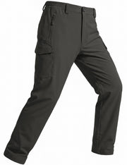 MAGCOMSEN front view of snow pants showing clean fit and weather resistance benefit