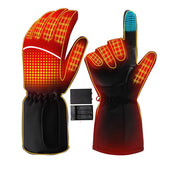 Magnolia heated gloves front view showing fit and design for comfortable warmth