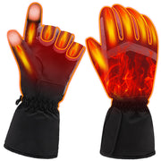 Magnolia heated gloves front view showing warm coverage and design benefit