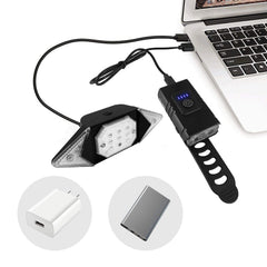 MakeTheOne remote on handlebar showing easy one-hand turn signal control benefit