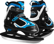 MammyGol front profile blue skate showing secure fit and beginner-friendly design