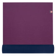 Manduka eKO Lite front view showing Acai Midnight color and full surface grip
