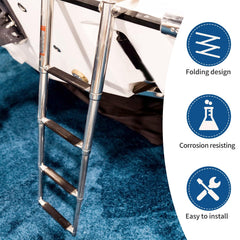 Marinebaby side profile highlighting telescopic extension and compact form for storage