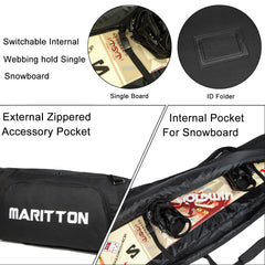 MARITTON close-up of padded interior foam protecting board edges