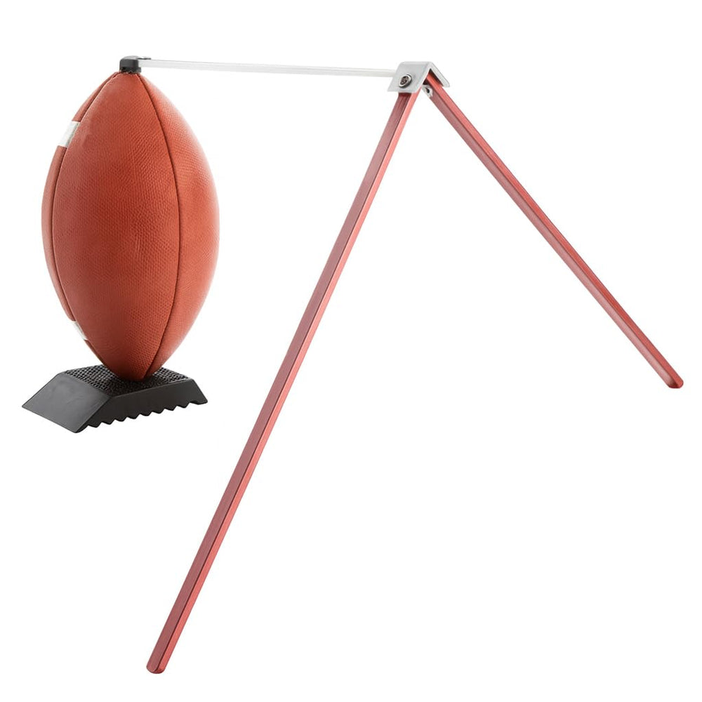 Markwort WIZARD Kicking Stix front view showing red white finish and sturdy base for stable holds