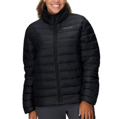 Marmot Jena front view showing sleek silhouette and everyday warmth