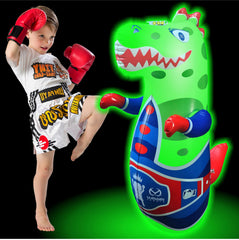 Marwan Sports dinosaur front view showcasing height and playful design for active fun
